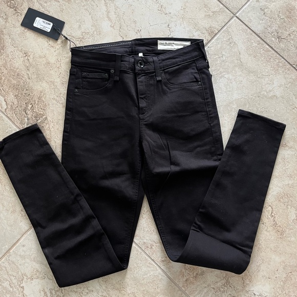 rag & bone Denim - Rag and Bone Black Skinny Jeans